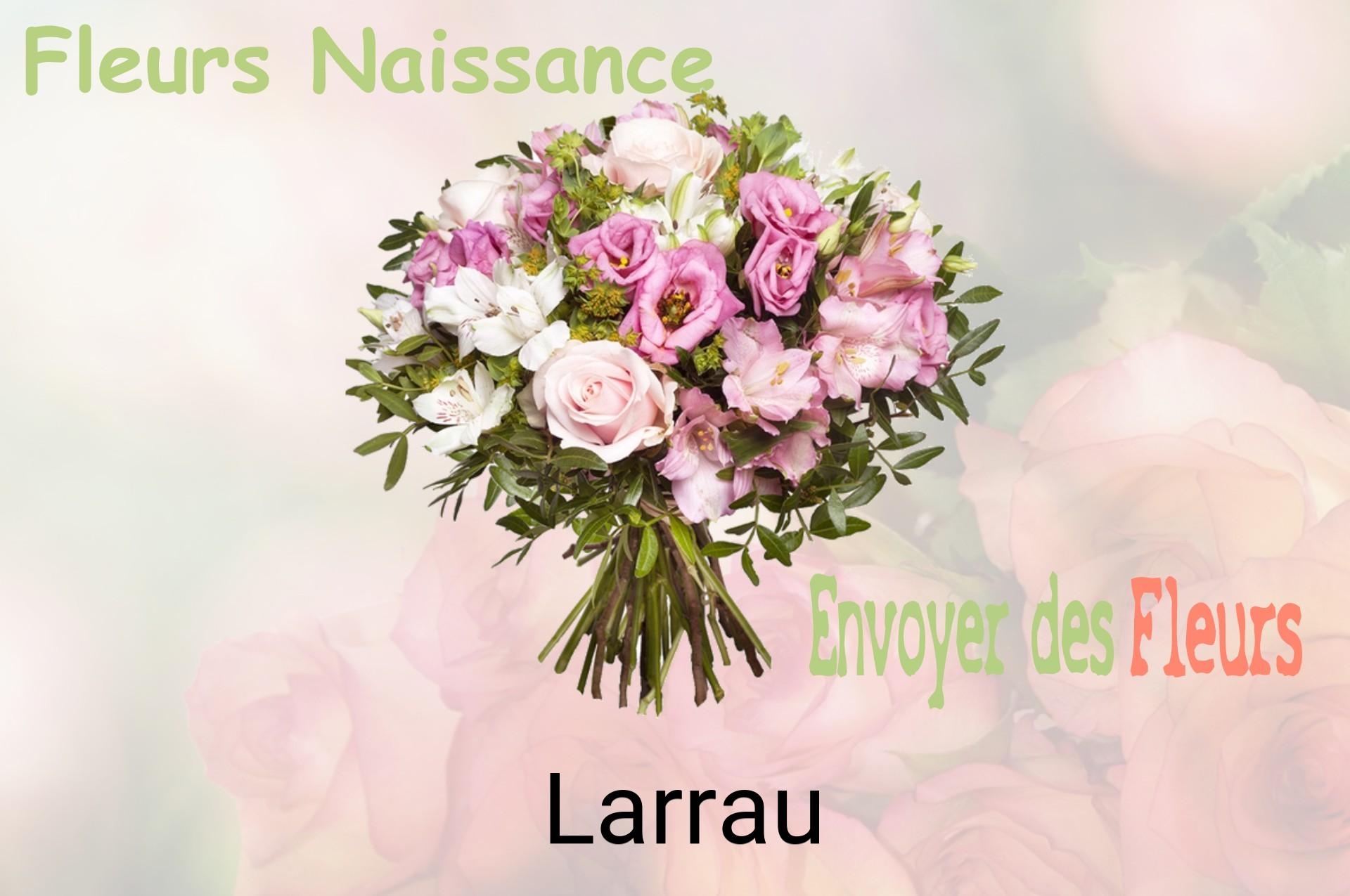 Bouquet de fleurs de naissance livré à Larrau